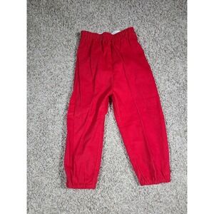 Vintage Paper Tag Red Boys Corduroy Pants 24m